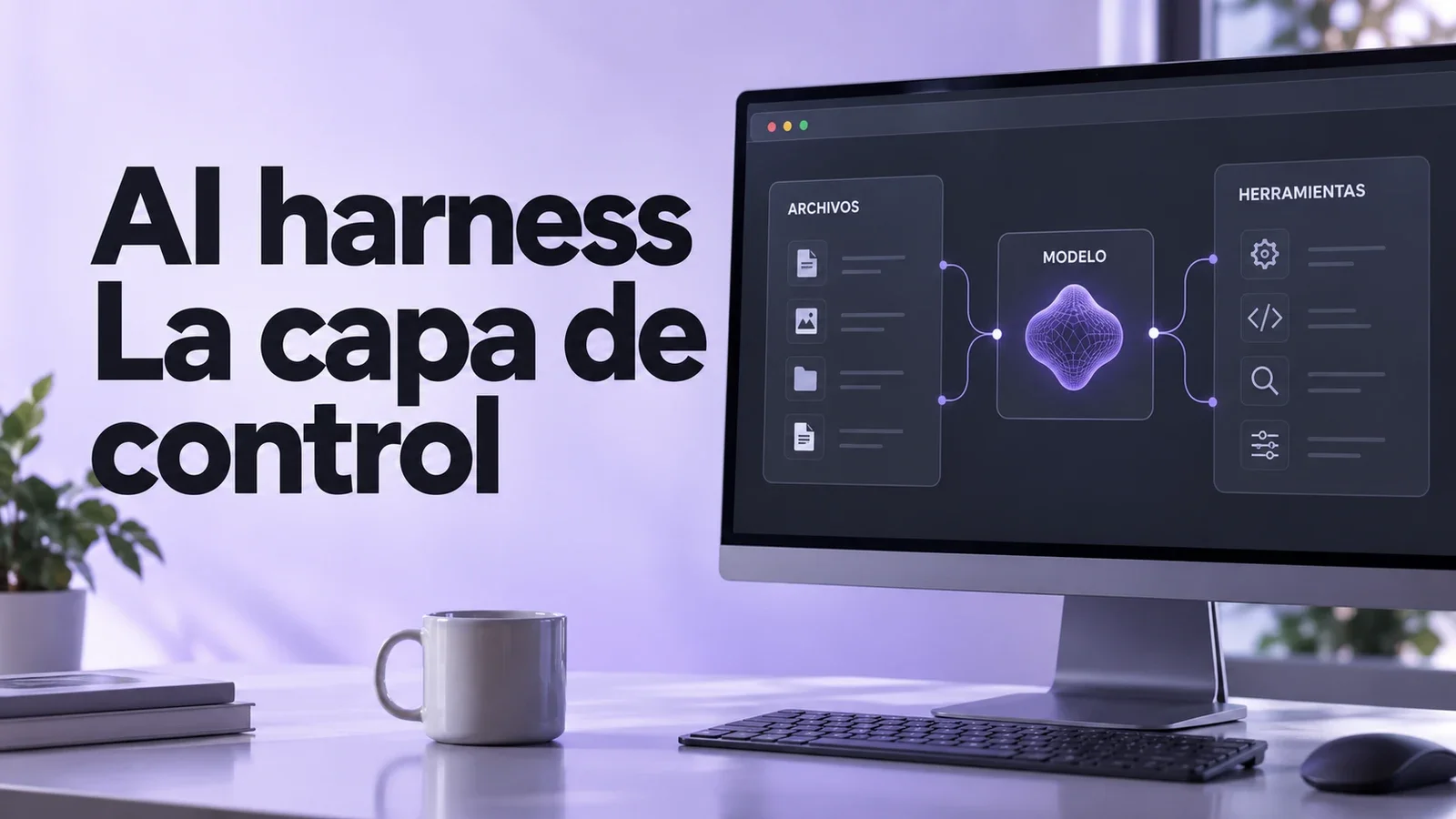 Portada de «AI harness: la capa que convierte un modelo inteligente en trabajo útil»