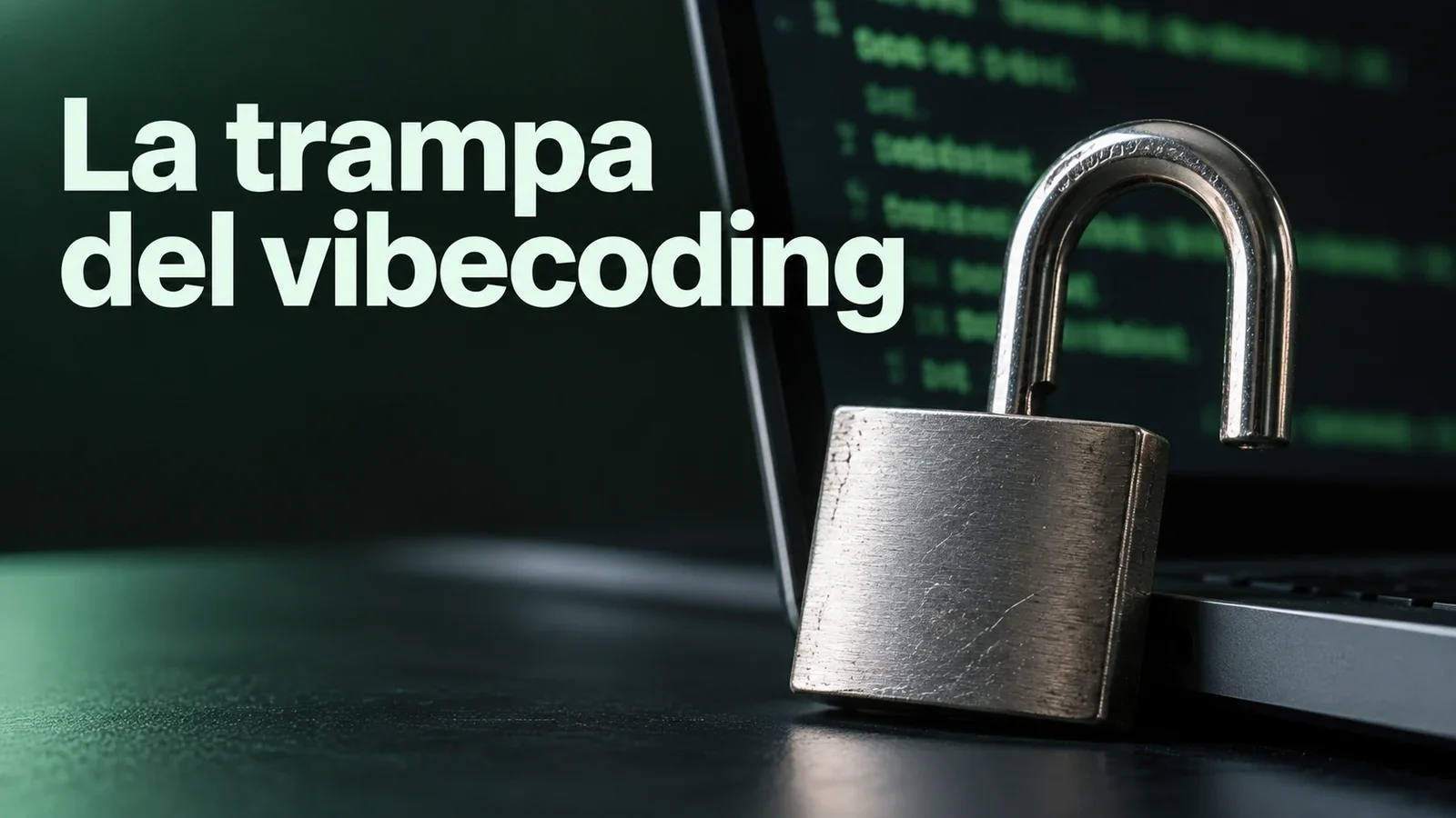 Portada de «La trampa del «vibecoding»: por qué tu app creada con IA es probablemente un colador»