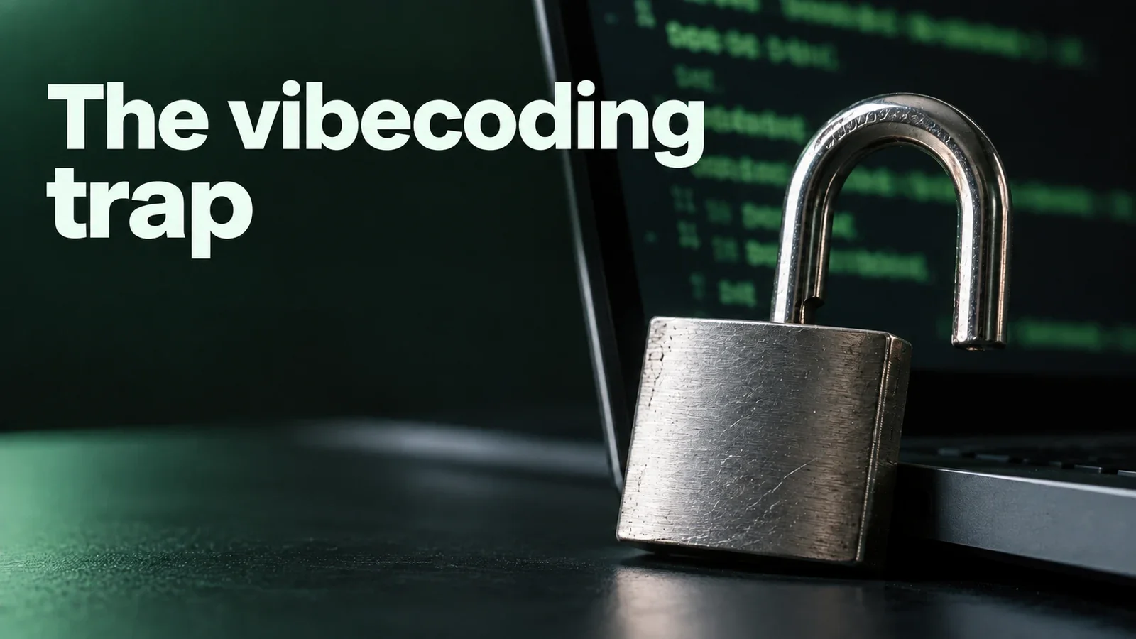 Cover image for The "Vibecoding" Trap: Why Your AI-Built App Is Probably Wide Open