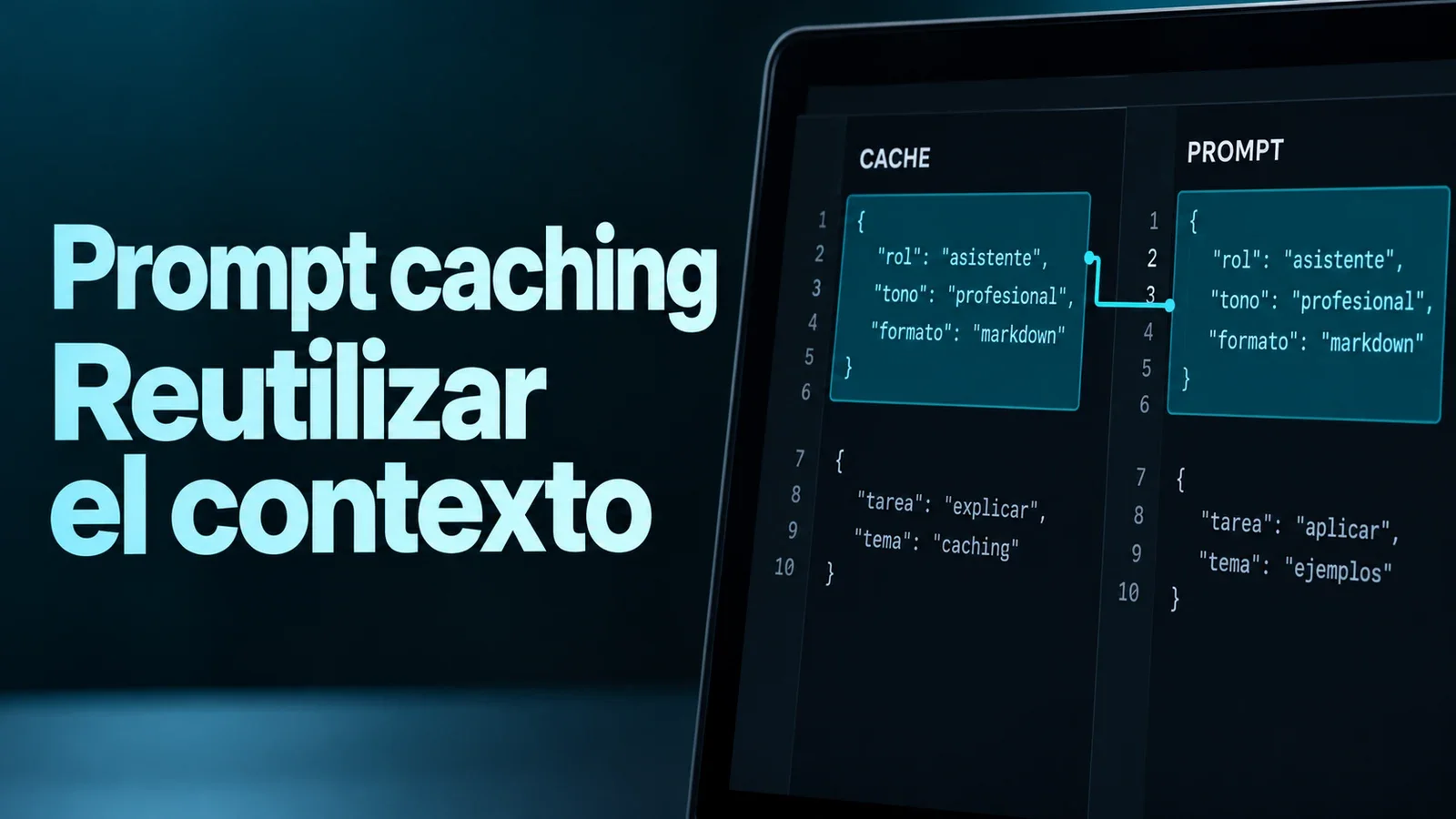 Portada de «Prompt caching: guía técnica sobre la caché de prompts»