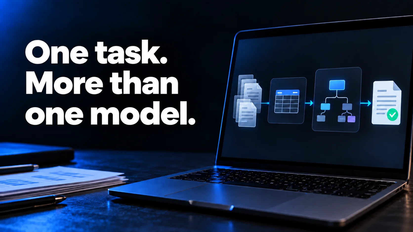Cover image for One task. More than one model.
